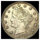 1910 Liberty Head Nickel CLOSELY UNCIRCULATED