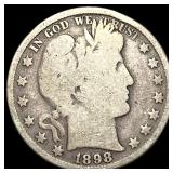 1898 Barber Half Dollar HIGH GRADE