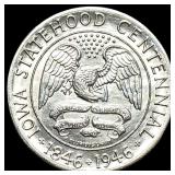 1946 Silver Iowa Centennial Half Dollar UNCIRCULAT