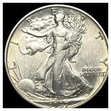 1937-S Silver Half Dollar Walking Liberty CLOSELY