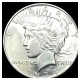 1934 Silver Peace Dollar UNCIRCULATED