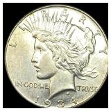 1934-S Silver Peace Dollar UNCIRCULATED