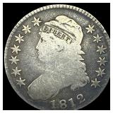 1812 Capped Bust Half Dollar LIGHTLY CIRCULATED