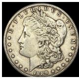 1889 Silver Morgan Dollar NEARLY UNCIRCULATED