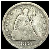 1875-S Silver Twenty Cents NICELY CIRCULATED