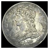 1837 Capped Bust Half Dollar NEARLY UNCIRCULATED