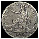 1877-S Silver Trade Dollar LIGHTLY CIRCULATED