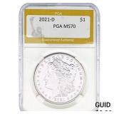 2021-D Morgan Silver Dollar PGA MS70