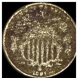 1881 Shield Nickel NICELY CIRCULATED