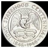 1946 Silver Half Dollar Iowa Centennial UNCIRCULAT
