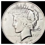 1927 Peace Silver Dollar CLOSELY UNCIRCULATED