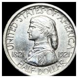 1921 Missouri Centennial Half Dollar CLOSELY UNCIR