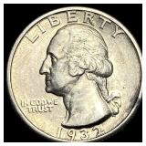 1932-S Silver Washington Quarter UNCIRCULATED