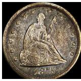 1875-S Silver Twenty Cents Piece CLOSELY UNCIRCULA