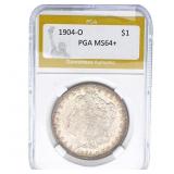 1904-O Morgan Silver Dollar PCG MS64+