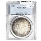 1802/1 Draped Bust Dollar PCGS VF35