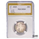 1929 Standing Liberty Quarter PGA MS64