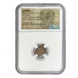 Judaea Alex Jannaeus 103-76 BC Bronze Prutah NGC