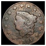 1821 Coronet Head Large Cent NICELY CIRCULATED