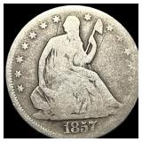 1857 Seated Liberty Half Dollar HIGH GRADE