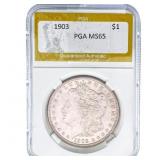 1903 Morgan Silver Dollar PGA MS65