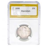 1930 Standing Liberty Quarter PGA MS65