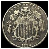 1883 Shield Nickel NICELY CIRCULATED