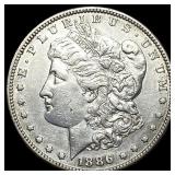 1886-S Silver Morgan Dollar CLOSELY UNCIRCULATED