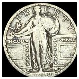 1927-S Silver Standing Liberty Quarter LIGHTLY CIR