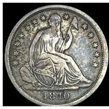 1840-O Silver Half Dime NEARLY UNCIRCULATED