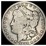 1890-CC Silver Morgan Dollar LIGHTLY CIRCULATED