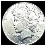 1928 Silver Peace Dollar UNCIRCULATED