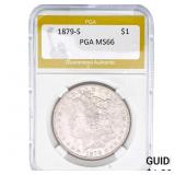 1879-S Morgan Silver Dollar PGA MS66
