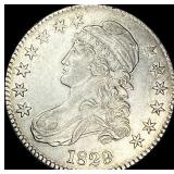 1829 Capped Bust Half Dollar CLOSELY UNCIRCULATED