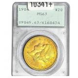 1904 $20 Gold Double Eagle PCGS MS63