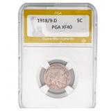 1918/9-D Buffalo Nickel PGA XF40