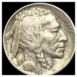 1916-D Buffalo Nickel NEARLY UNCIRCULATED