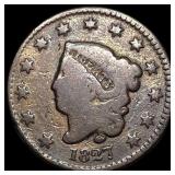 1827 Coronet Head Large Cent NICELY CIRCULATED