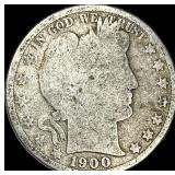 1900 Barber Silver Half Dollar NICELY CIRCULATED