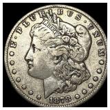 1878 Silver Morgan Dollar NEARLY UNCIRCULATED