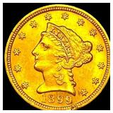 1899 Liberty Head Gold Quarter Eagle $2.50 UNCIRCU
