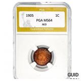 1905 Indian Head Cent PGA MS64 RED