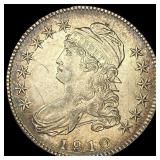 1810 Capped Bust Half Dollar CLOSELY UNCIRCULATED