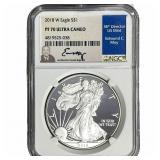 2018-W Silver Eagle NGC PF70 Ultra Cameo