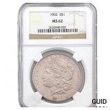 1903 Morgan Silver Dollar NGC MS62