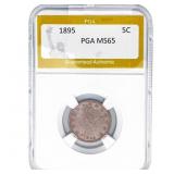1895 Liberty Victory Nickel PGA MS65