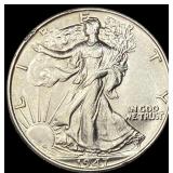 1941 Silver Half Dollar Walking Liberty UNCIRCULAT