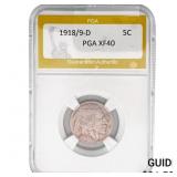 1918/9-D Buffalo Nickel PGA XF40