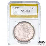 1900 Morgan Silver Dollar PGA MS65