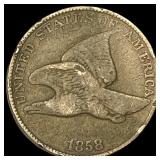 1858 Copper-Nickel Flying Eagle Cent HIGH GRADE